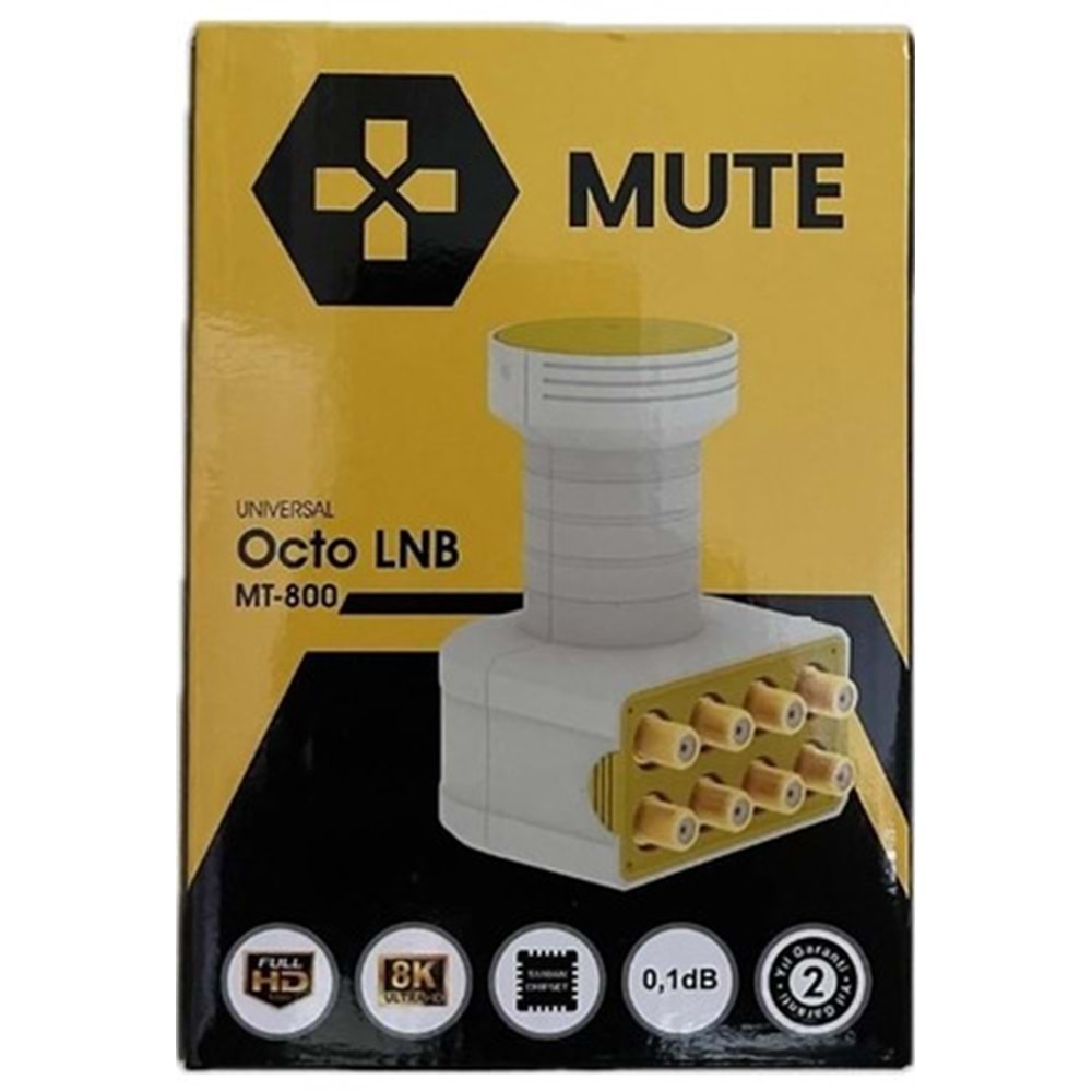 MUTE Sekizli Lnb FullHD 4K Uyumlu