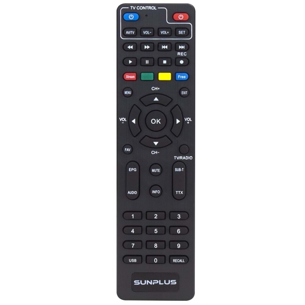 Sunplus Astra Falcon Full HD Uydu Alıcı Kumandası