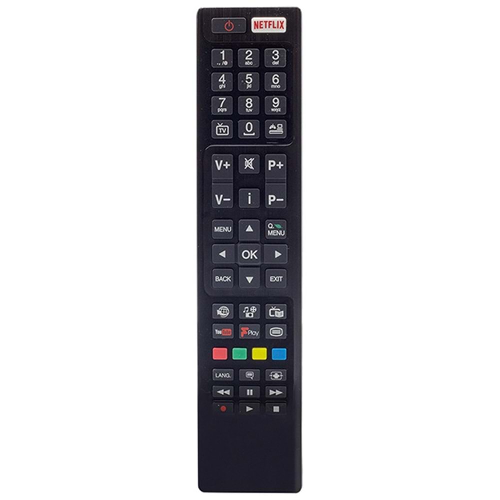 Vestel Netflix-Youtube-Play Tuşlu Lcd Tv Kumandası