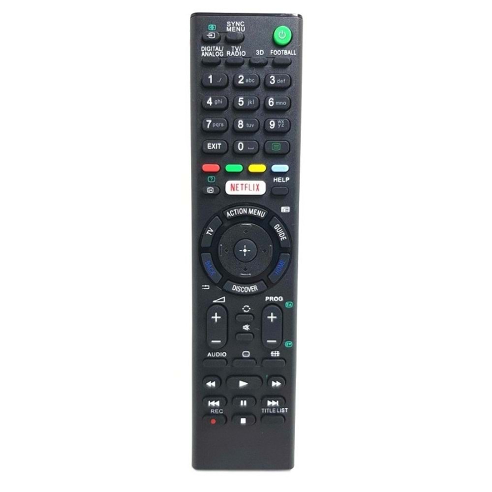 Sony Rmt-Tx100D NETFLIX 3D Smart LED TV Uyumlu Kumandası