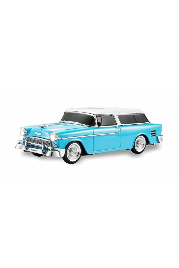 Bluetooth Hoparlör Klasik Araba Tasarımlı USB TF FM Destekli WS-1955 Mavi