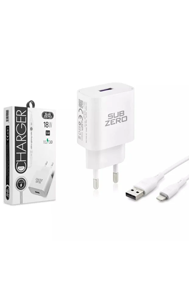 Subzero SG71 18 W 3.4 A Qualcomm Hızlı iPhone Şarj Aleti