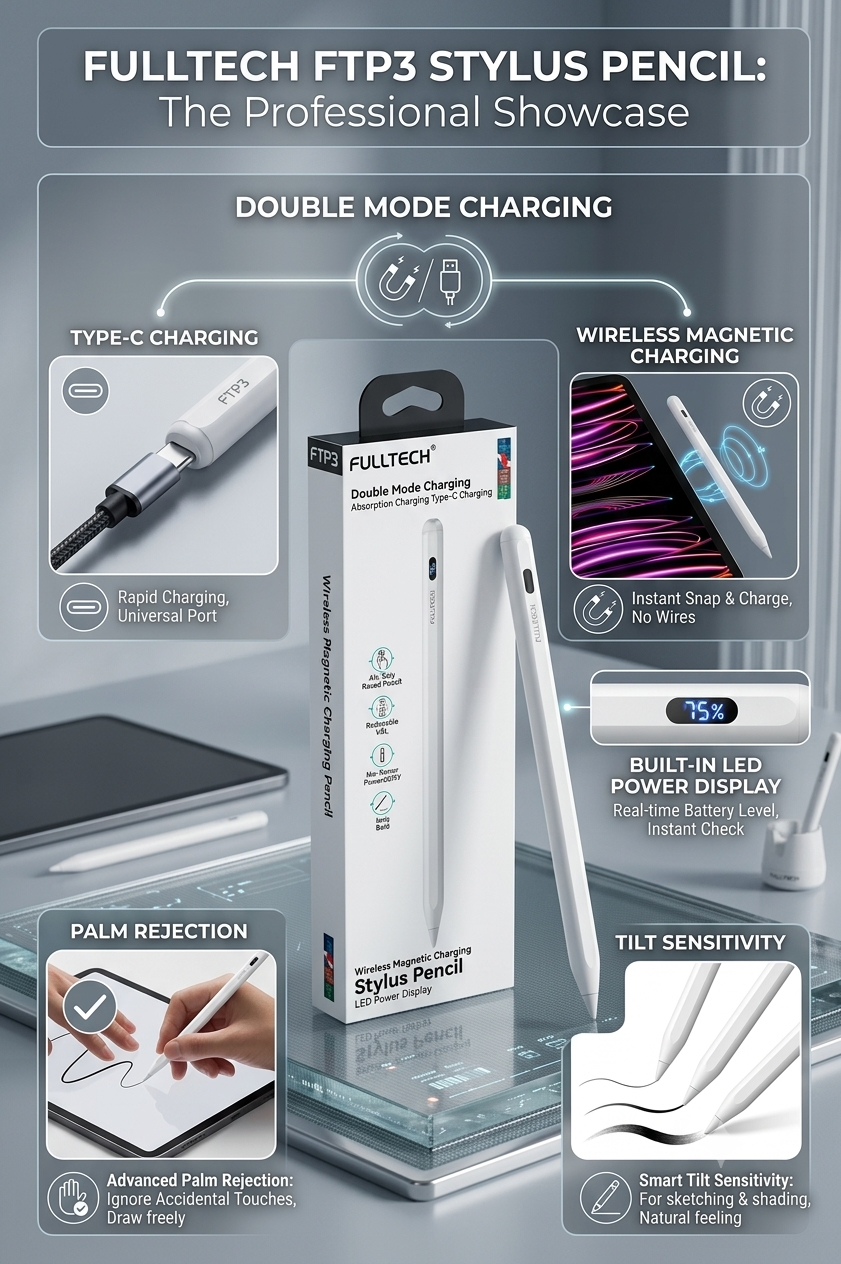 fultech ftp3 tablet kalem 