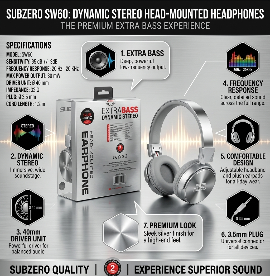 subzero sw60 bluetooh kulaklık